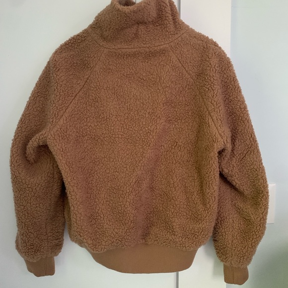 Apiece Apart Amager Sherpa Bomber Jacket, Size Medium - Picture 2 of 8